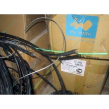 Оптический кабель Б/У для внешней прокладки (с металлическим тросом) в Евпатории, оптокабель БУ (Евпатория)