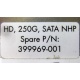 HP HD 250G SATA NLP Spare P/N 399699-001 (Евпатория)