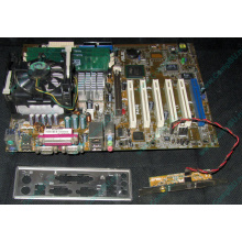 Материнская плата Asus P4PE (FireWire) с процессором Intel Pentium-4 2.4GHz s.478 и памятью 768Mb DDR1 Б/У (Евпатория)