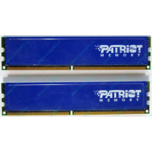 Память 1Gb (2x512Mb) DDR2 Patriot PSD251253381H pc4200 533MHz (Евпатория)